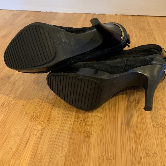 Michael Kors Black Suede Bootie - Picture 4 of 5